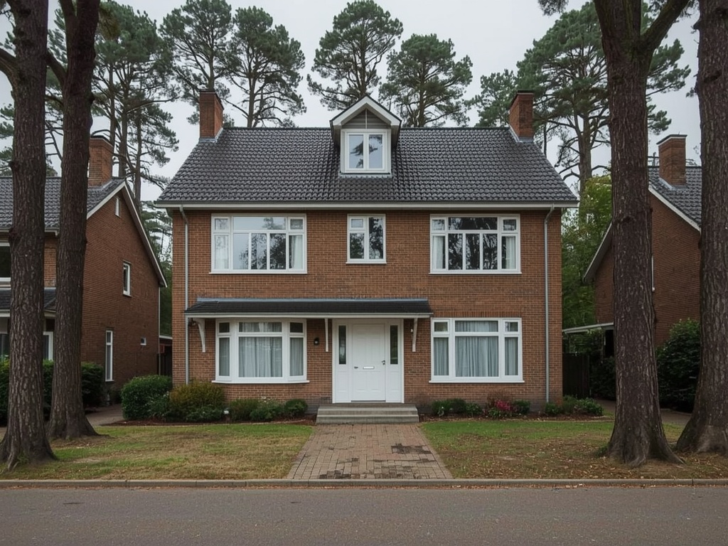 foto van ouderwetse huizen