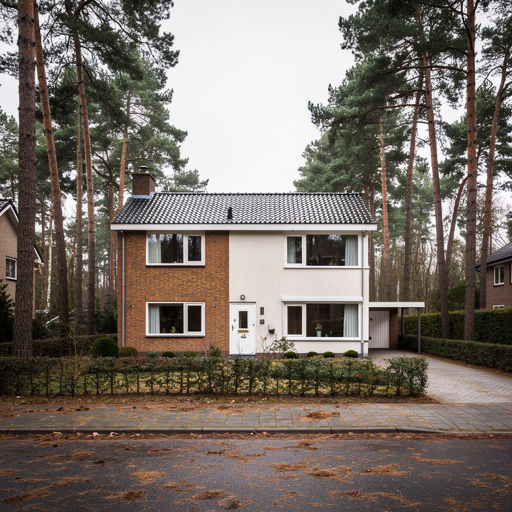 Vrijstaande woning Lochem Berkeloord met nieuwe witte kunststof kozijnen groene straat