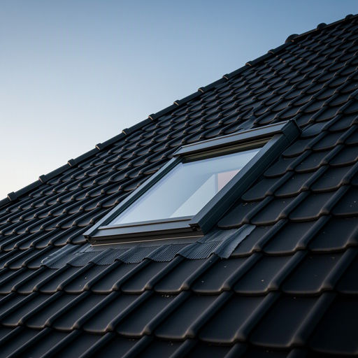 Wit kantelbaar kunststof dakraam met HR++ glas in een zolderkamer
